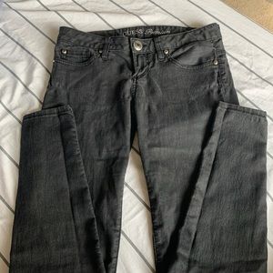 Vintage guess black skinny jeans